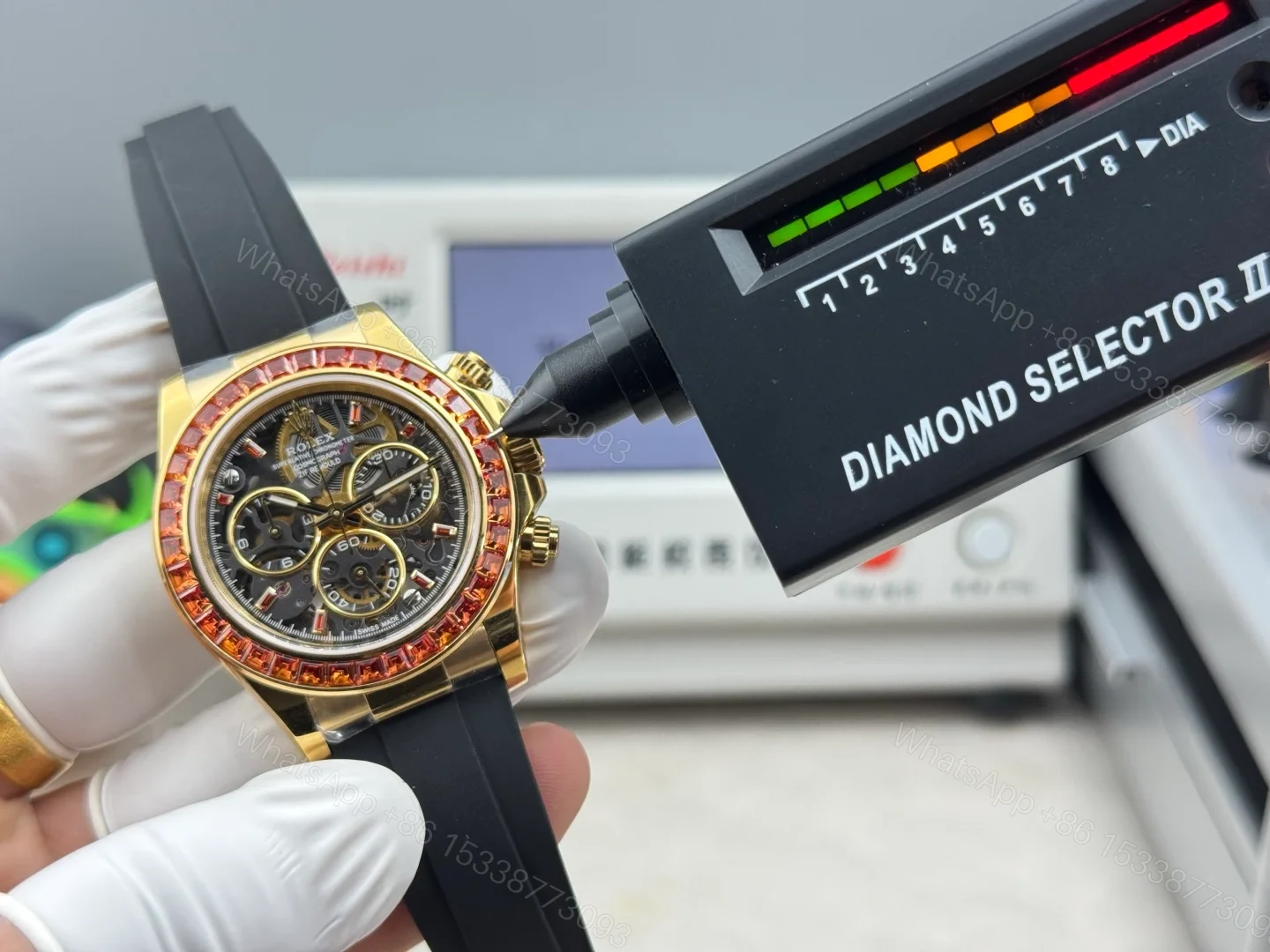 View 5 of Rolex Daytona LB2 Rainbow Daytona Hollow Core Skeleton Transparent Dial ROLEX-DAYTONA-LB2-40-RAINBOW-SKELETON
