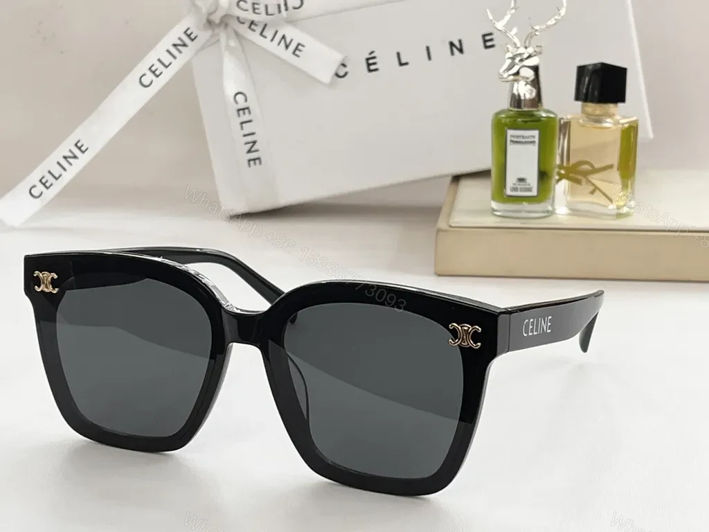 View 7 of Bold Square Black Acetate Sunglasses â€” Designer-Inspired Luxury