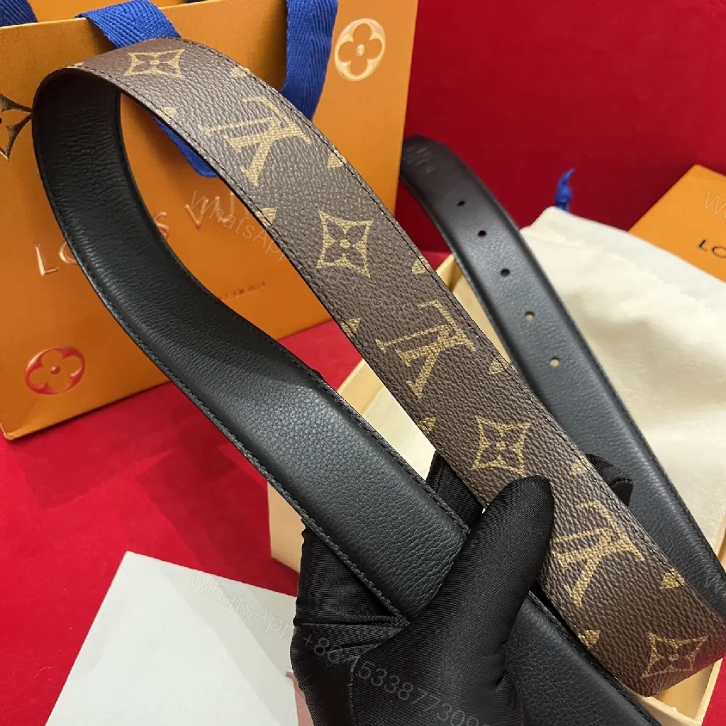 View 9 of Calfskin Monogram Belt — Luxe Everyday Style, Durable