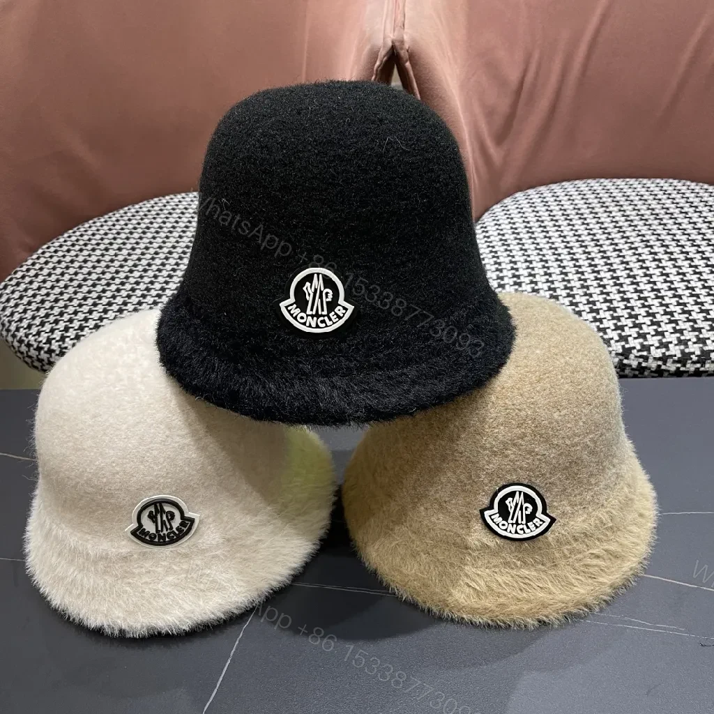 View 11 of Cozy Plush Bucket Hat: Velvet Warmth, Discreet Logo