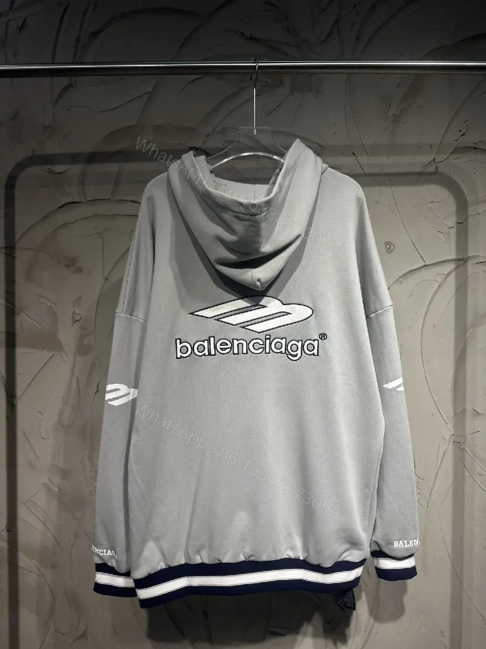 View 11 of Gradient Grey Gradient Hoodie: Luxe Streetwear Comfort