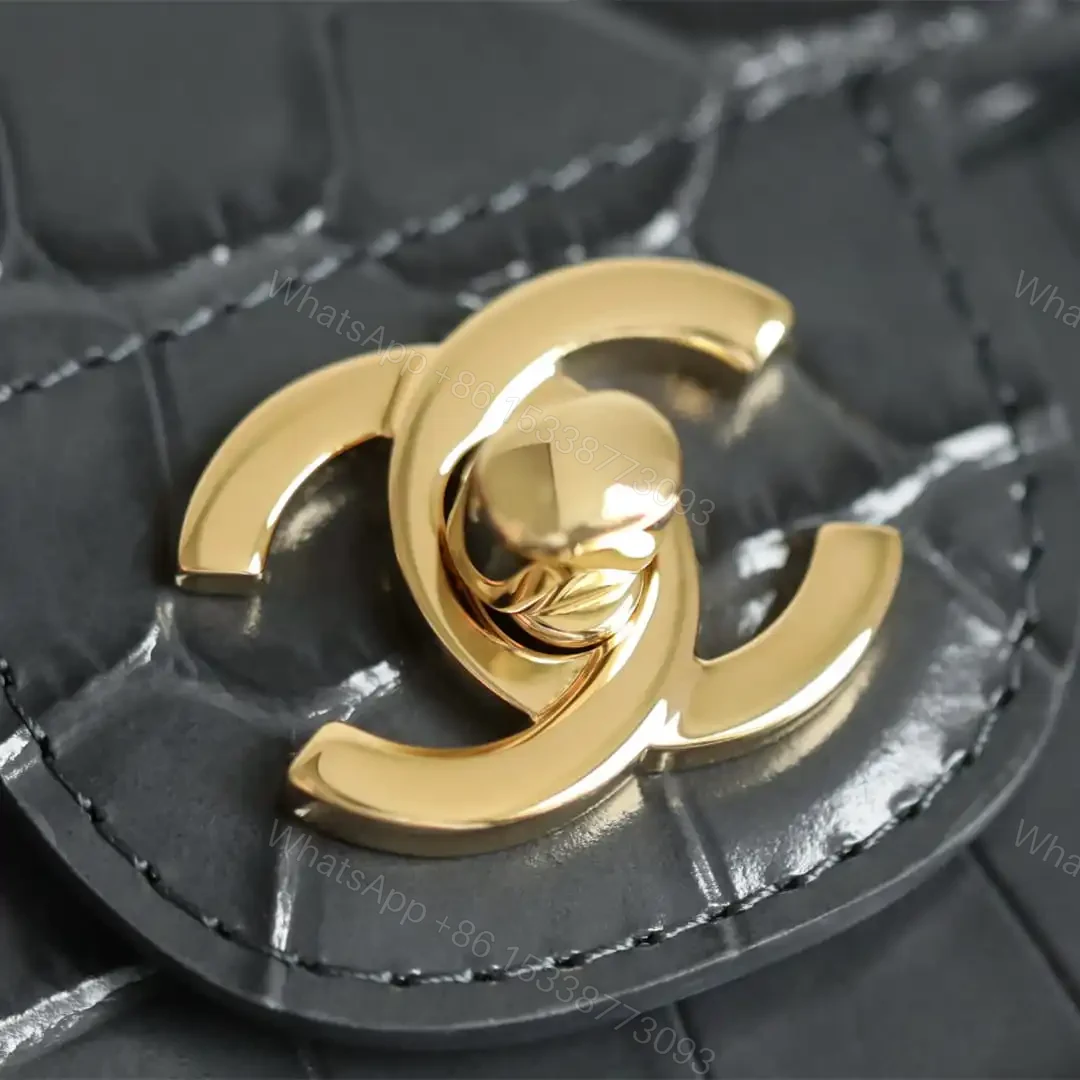 View 11 of 高仿Chanel*26A系列AS6424高級手工坊牛皮鱷魚紋手袋免檢版