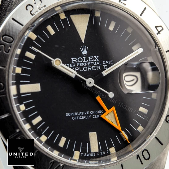 View 6 of Rolex Explorer II 1655 (Antique) Black Dial WARO025 Oyster Replica