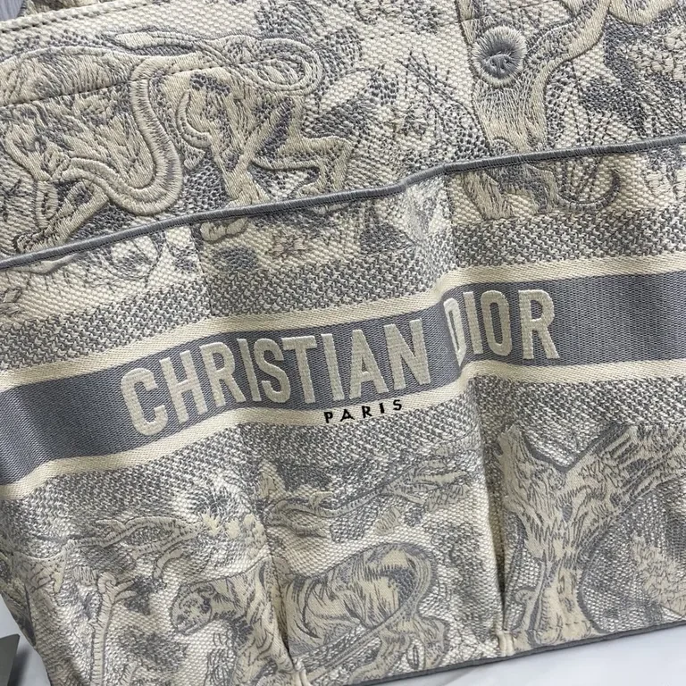 View 7 of Statement Dior Tote: Refined Jacquard, All-Day Versatility