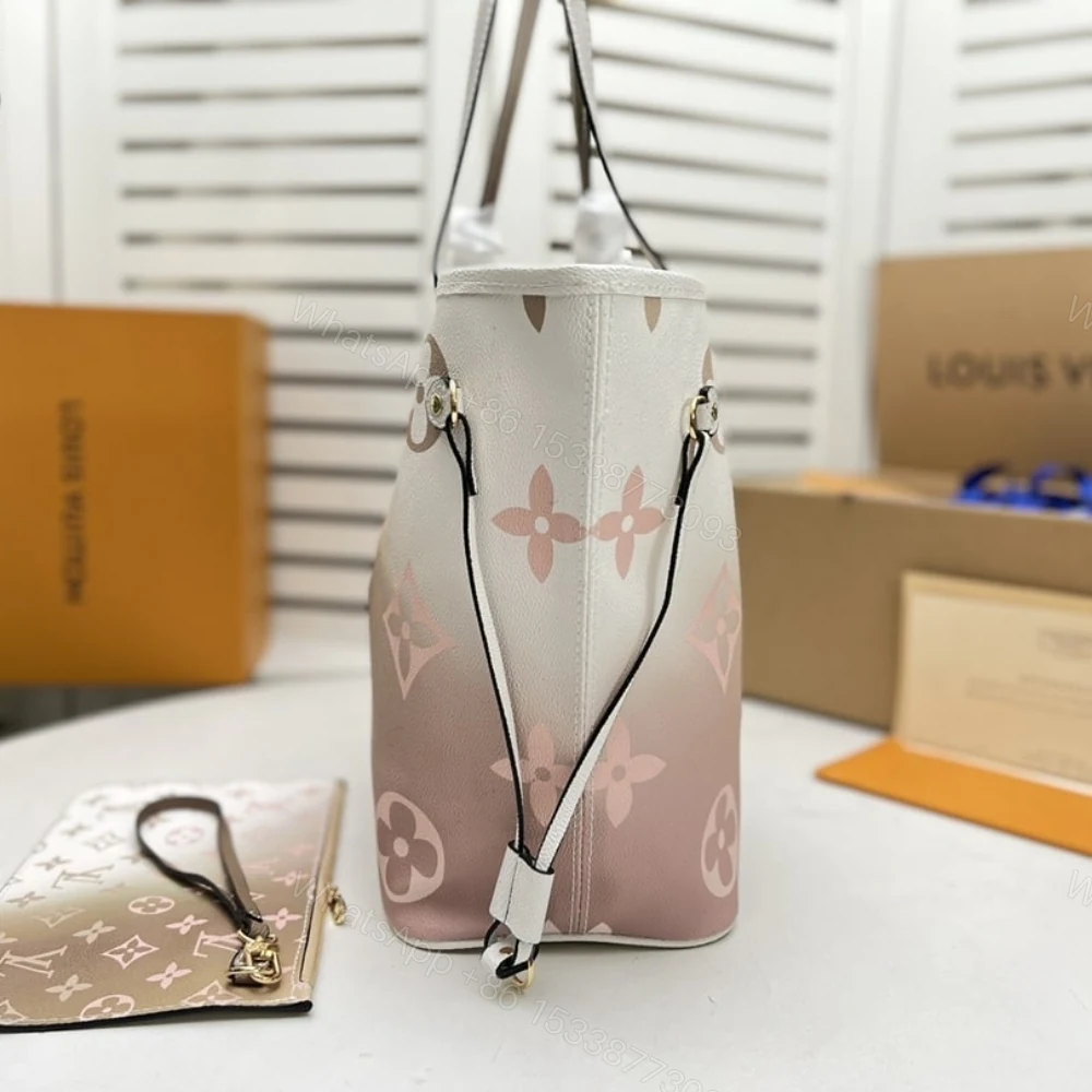View 4 of Louis Vuitton Neverfull MM Sunset Kaki 31Cm M59859
