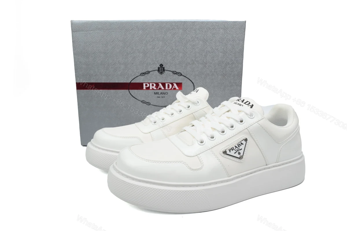 Prada Platform Sneakers White — view 2