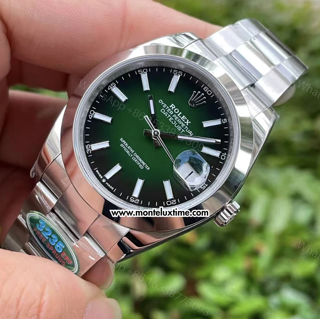 View 9 of Super Clone Datejust 41 126334 Green Ombré Dial (2026)