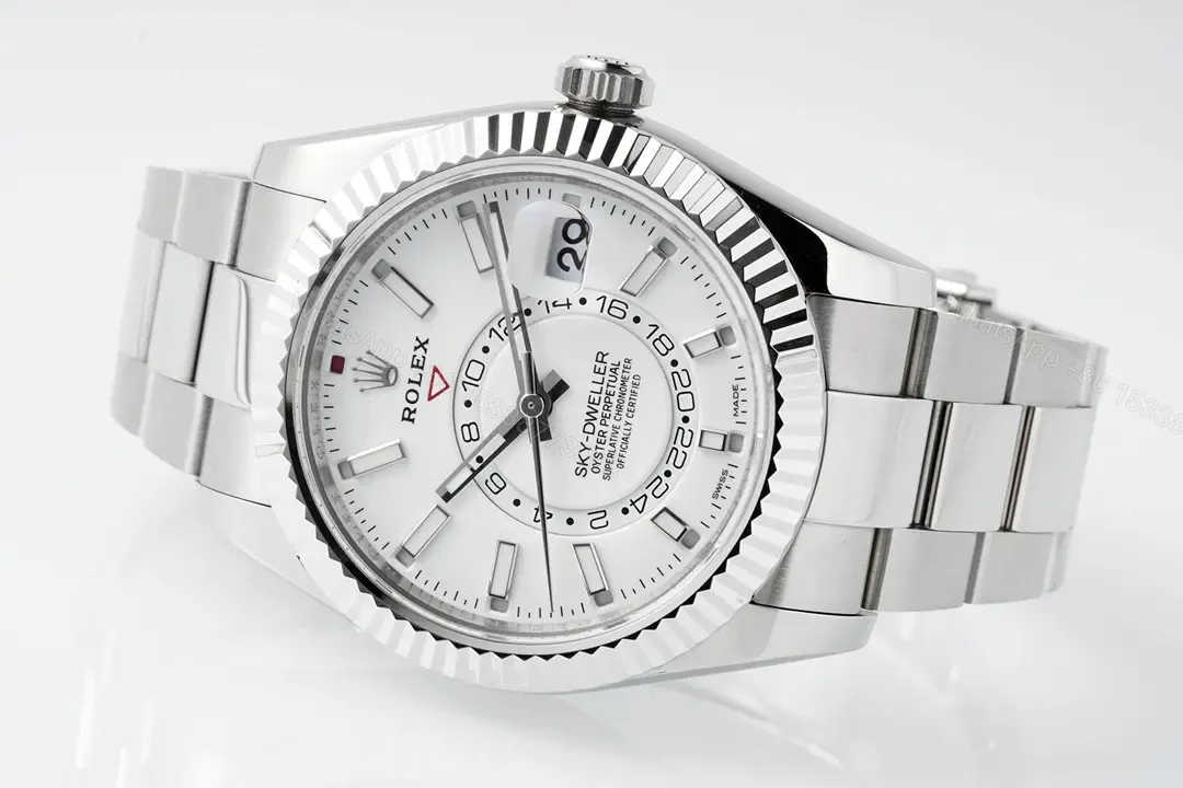 View 7 of Rolex Sky Dweller 326934-0001 42mm White Dial Watch 326934-0001