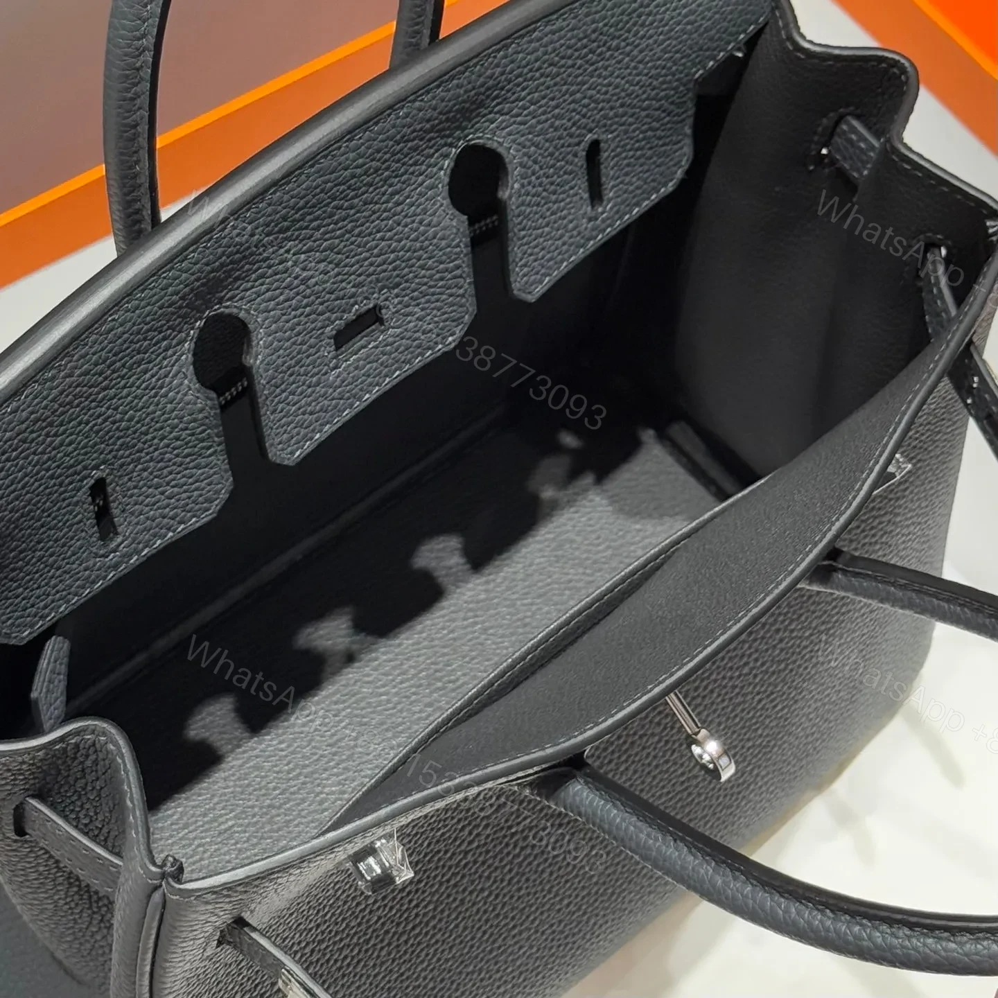 View 9 of HN 25 IN CHARCOAL GRAY SILVER HARDWARE