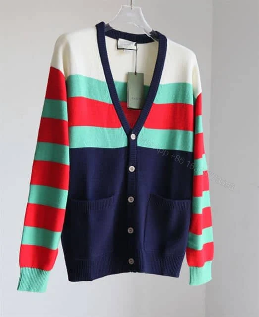 View 7 of GG Cotton Wool Striped Cardigan – RJK02