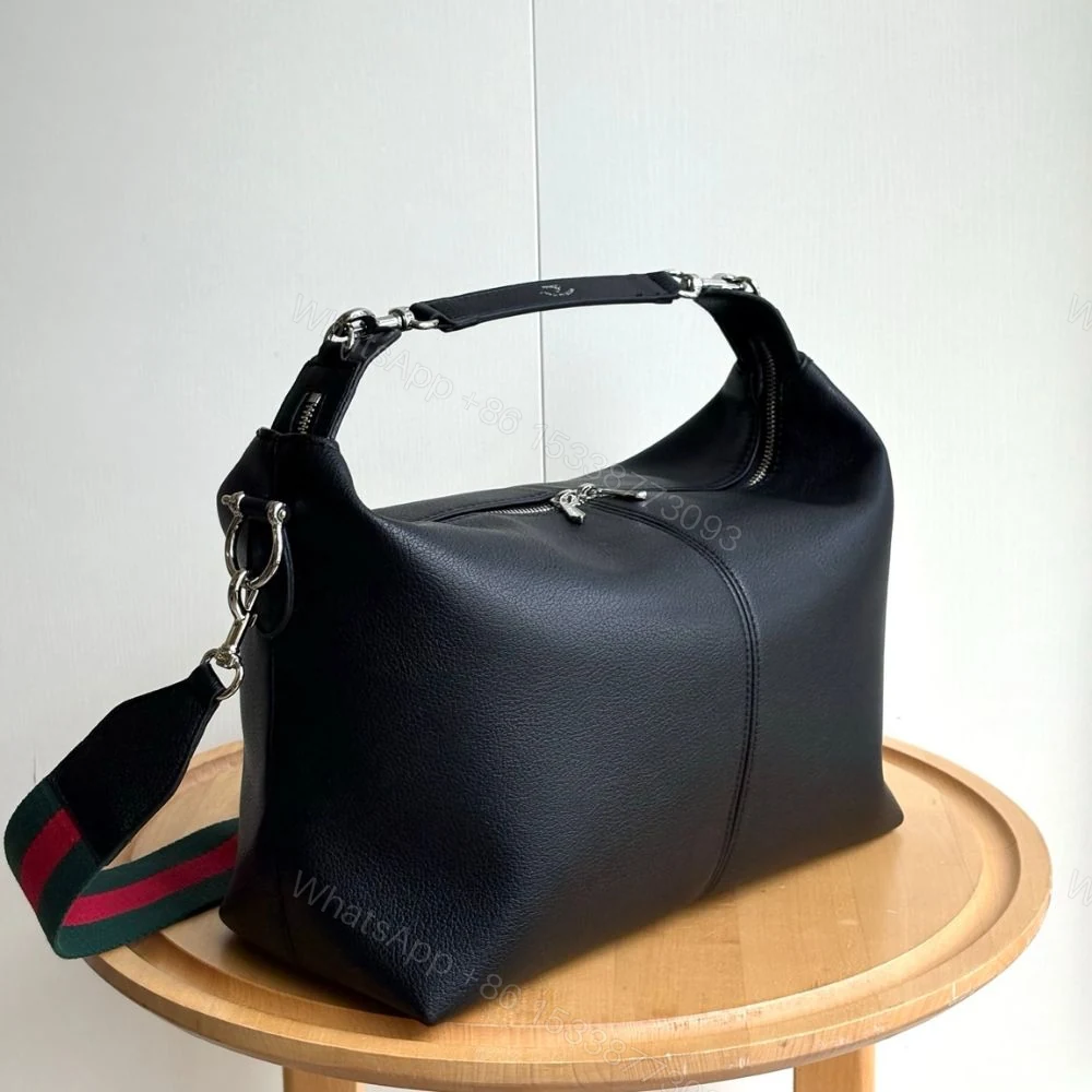 View 5 of Gucci Brera Medium Crossbody Bag Black 33Cm 866938 AAGDQ 1053