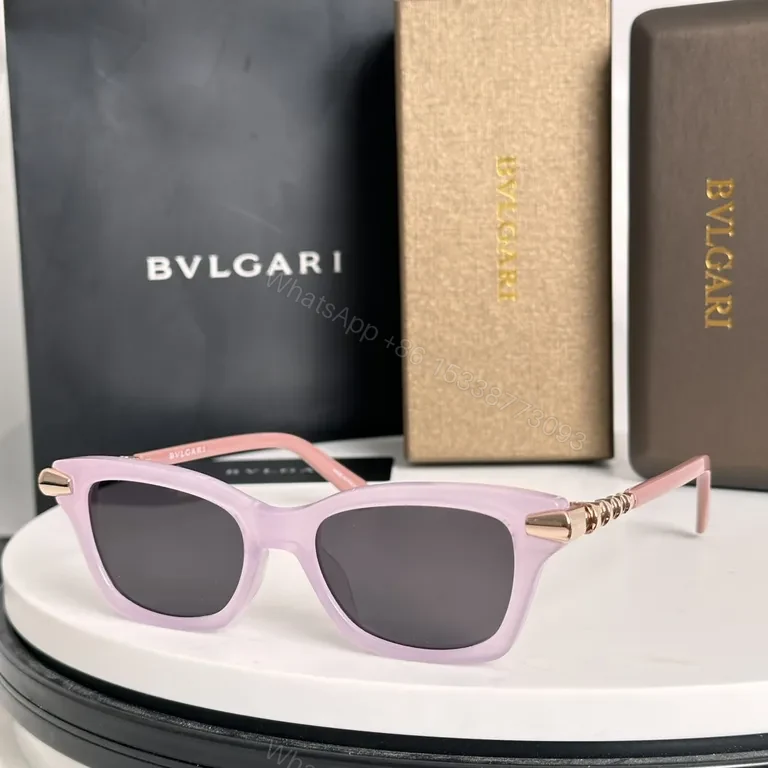 View 6 of Bold BVLGARI Acetate Sunglasses: Luxe Everyday Comfort