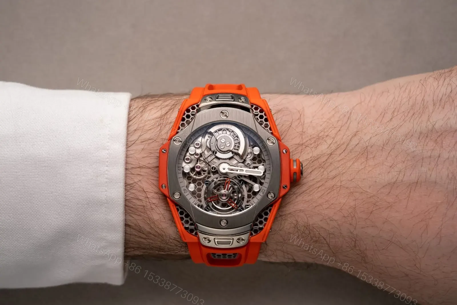 View 3 of Hublot Big Bang Tourbillon Orange Sapphire