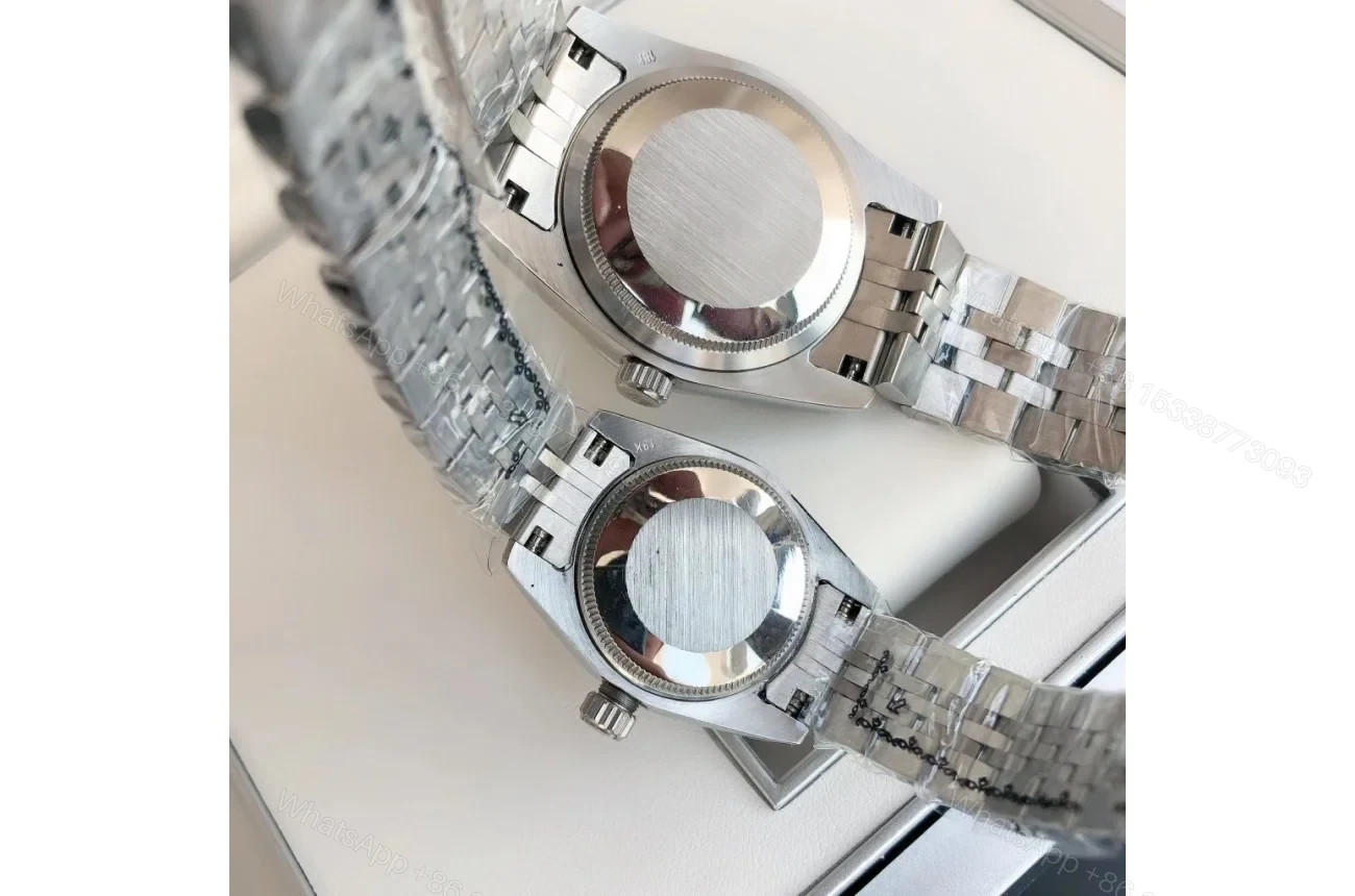 View 7 of Replica Rolex Datejust SS/SS Jub Black/Dial 36/28 mm