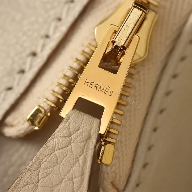 View 17 of 高仿Hermes*Birkin30奶昔白金扣免檢版