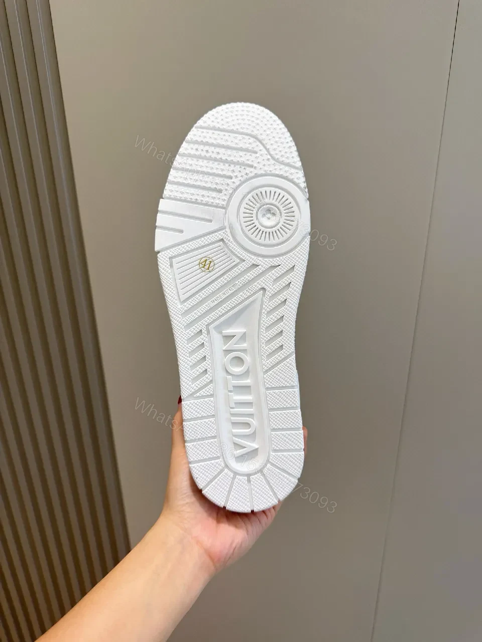 View 6 of White Leather Luxury Sneakers: Subtle Designer Edges, Comfort