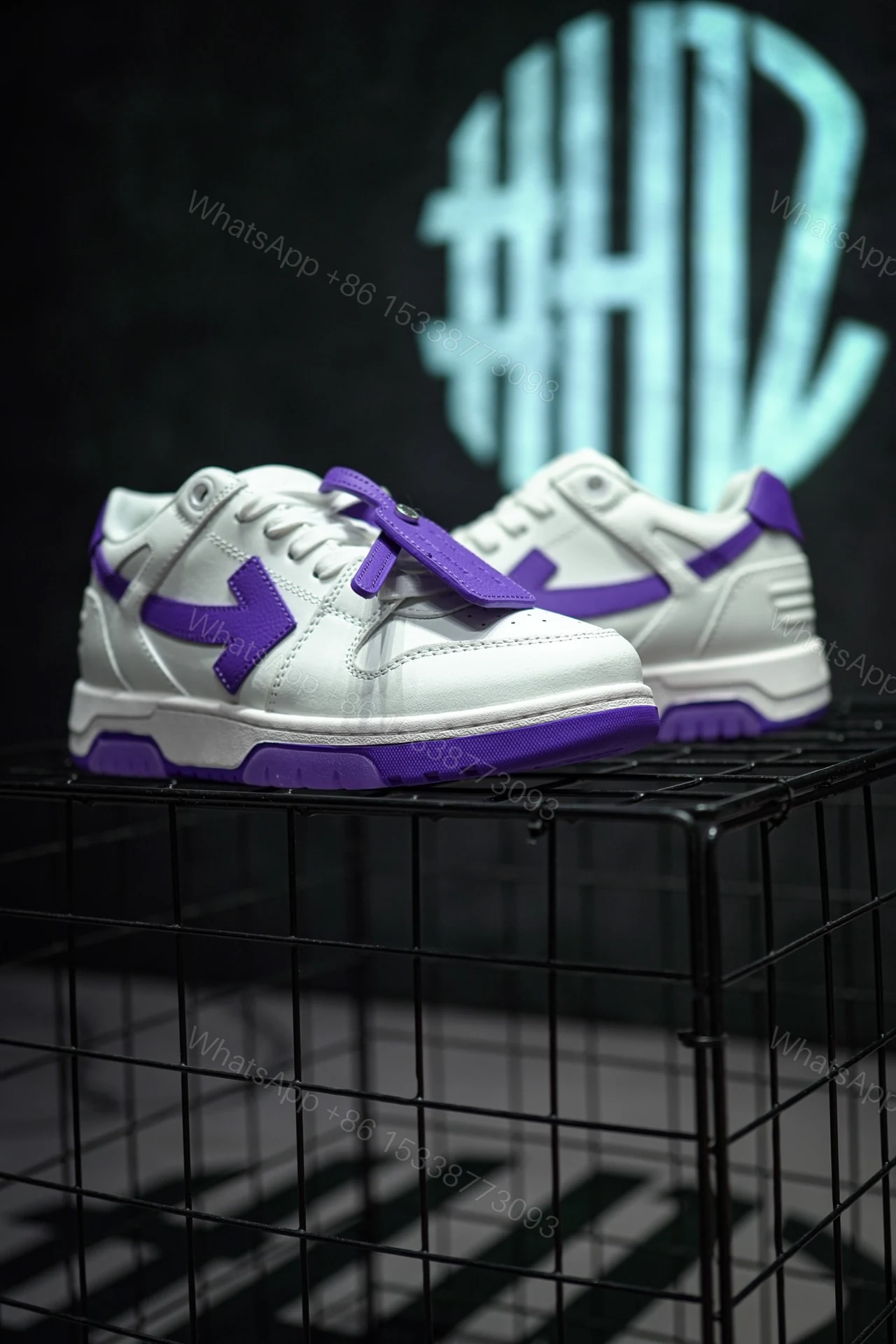 View 2 of OFF-WHITE Out Of Office White Purple
