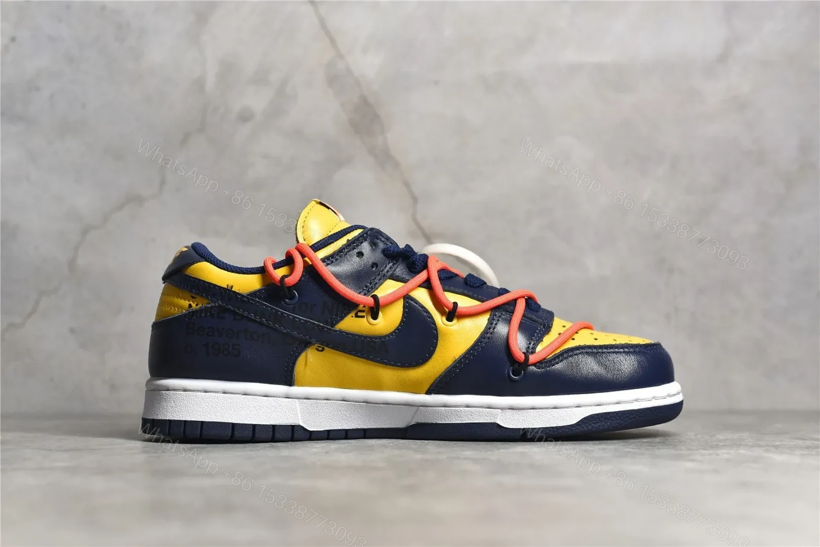 View 2 of Off White X Dunk Low “University Gold” Reps