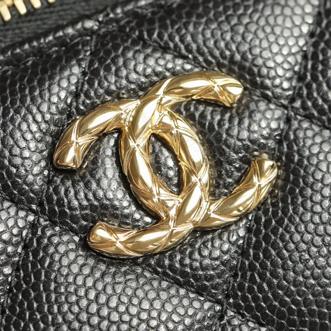 View 13 of 高仿Chanel*26C系列AP5020荔枝紋牛皮盒子包黑色免檢版