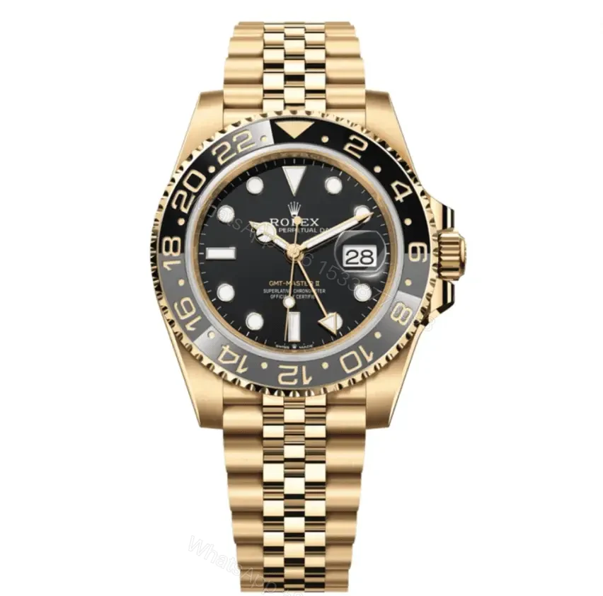 View 2 of 2023 GMT-Master 2 Silver Gold Replica Clone Watch