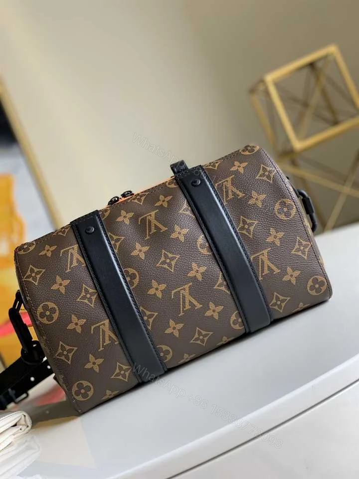 View 8 of LOUIS VUITTON CITY KEEPALL MONOGRAM CANVAS OTHER IN BROWN M45652