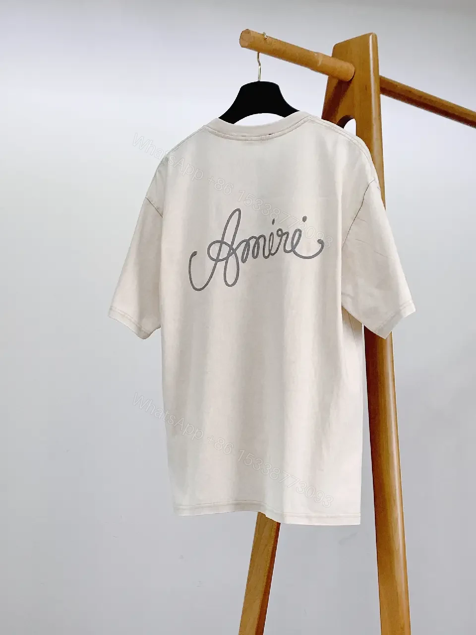 View 10 of White Cotton Tee Minimal Logo Short Sleeve Shirt
