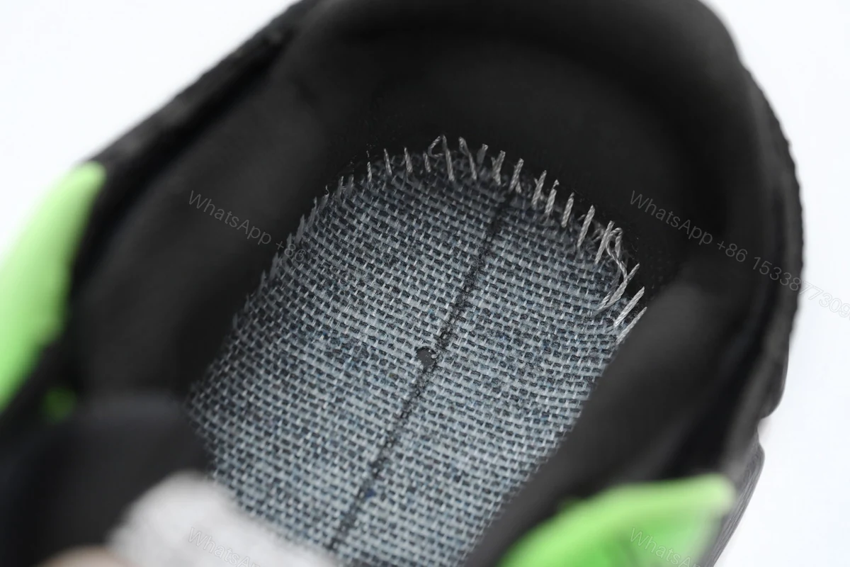 View 6 of Balenciaga Track 2 Sneaker Black Green 568614 W2GN3 1086