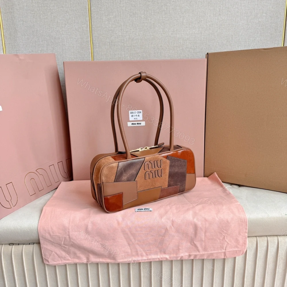 View 3 of 高仿miumiu繆繆*Arcedir系列5BB148幾何圖案保齡球包免檢吧