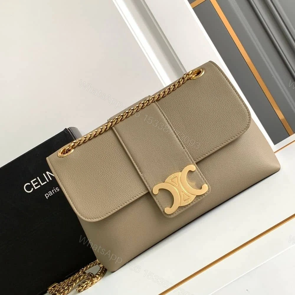 View 2 of CELINE MEDIUM VICTOIRE BAG IN SUPPLE GRAINED BROWN SEPIA 25CM 115853FDU 18BS
