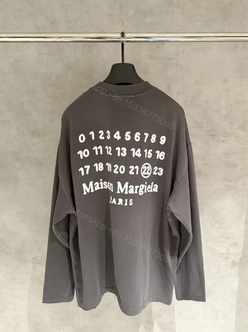 View 4 of Oversized Logo Sweatshirt: Soft Everyday Luxury, Charcoal-Gray