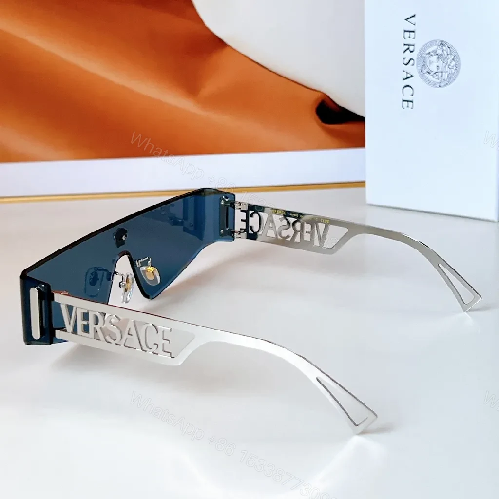 View 7 of Rose-Gold Oversized Sunglasses with Luxe Accents