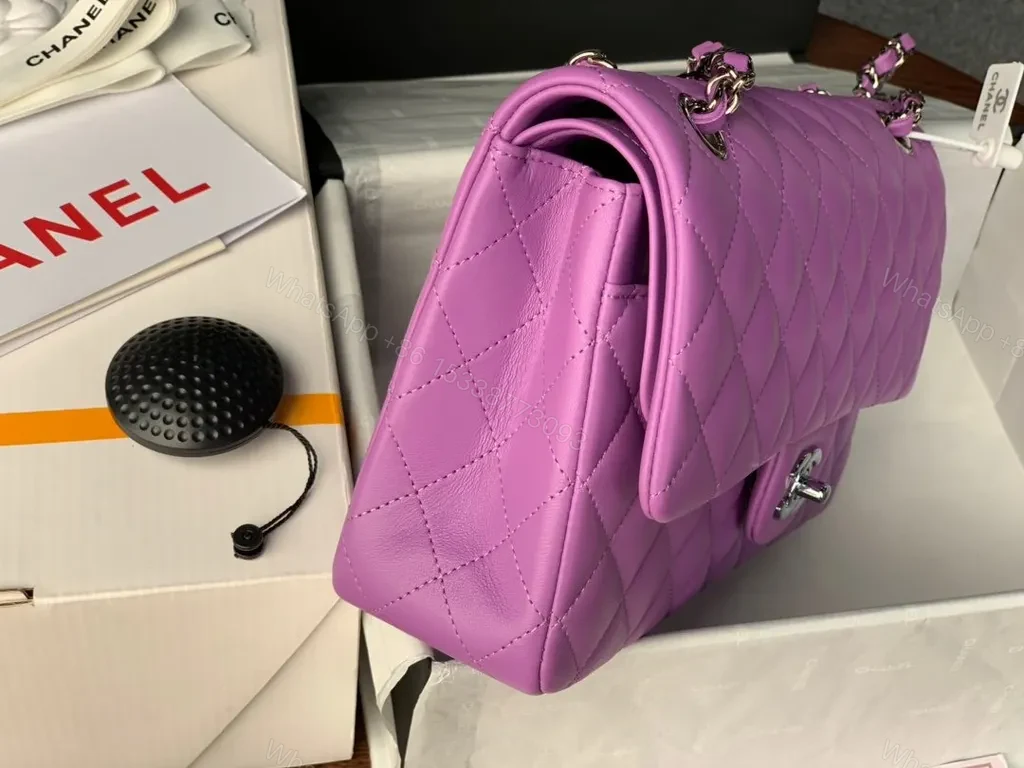 View 2 of Lavender Quilted Crossbody Bag â€“ Chic, Premium, Structured
