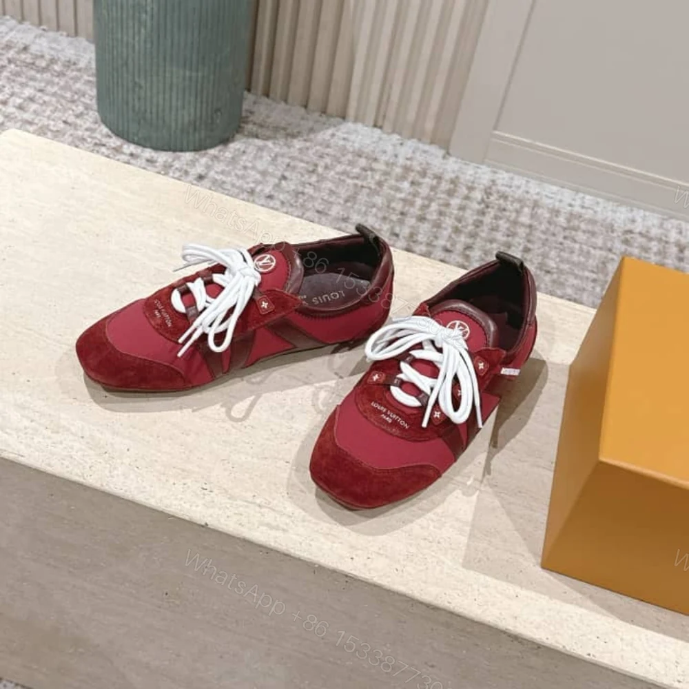 View 5 of Louis Vuitton LV Sneakerina Bordeaux Red 1AIVJI