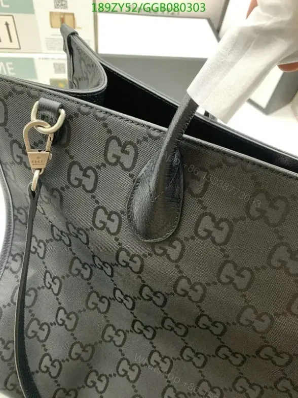 View 4 of Gucci Replica Off the Grid Black Tote Bag GGB0803034 – Premium 1:1 Quality