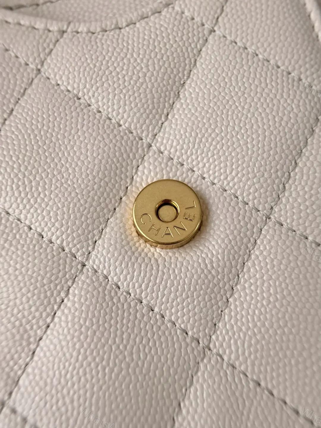 View 6 of CHANEL 25 MINI SIZE BEIGE WITH GOLD HARDWARE