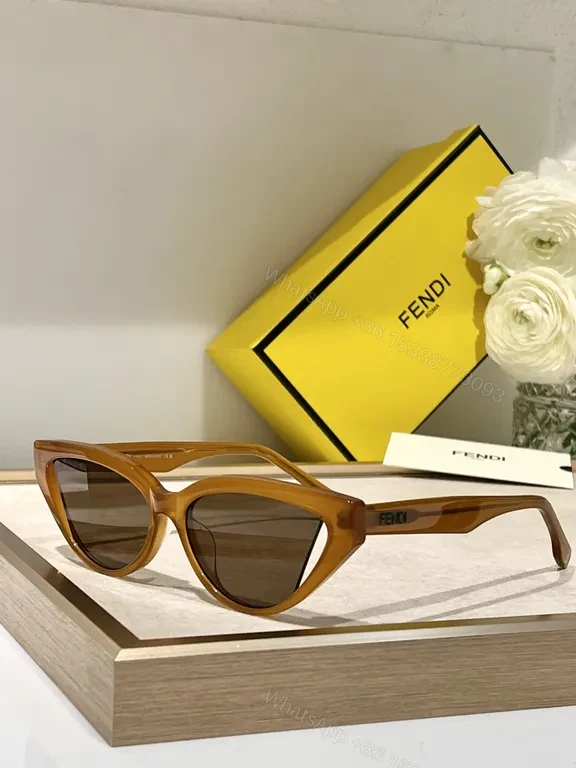 View 4 of Cat-Eye Sunglasses: Luxe Black, Acetate, Fendi-Inspired