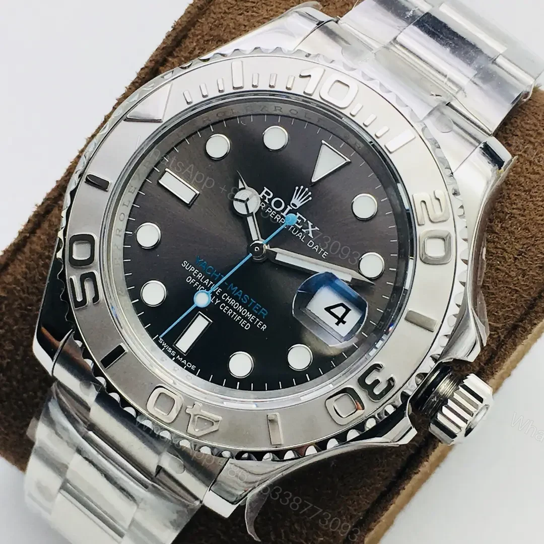 View 3 of Rolex Yacht-Master 40mm Rhodium Dial Oyster Bracelet Top Edition 126622-0001