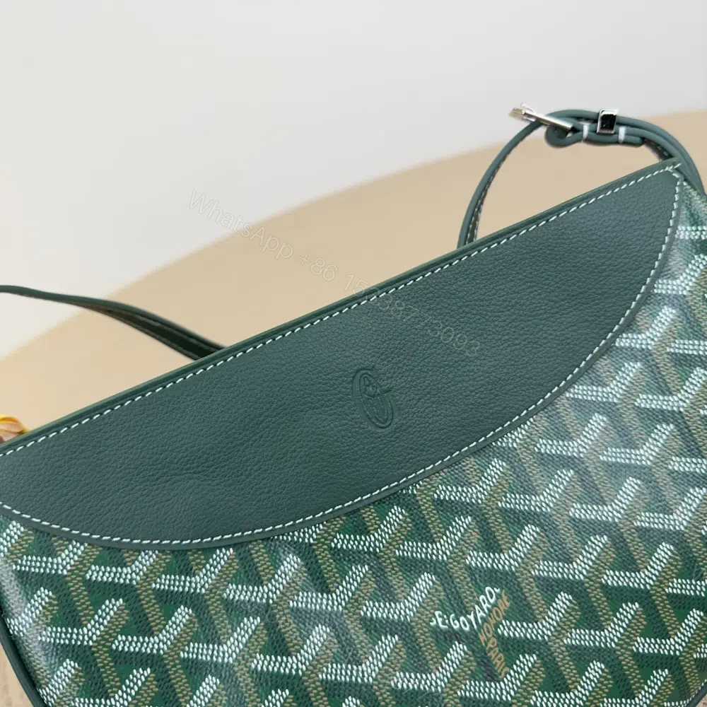 View 5 of 高仿Goyard*09CL09P單肩半月包綠色免檢版
