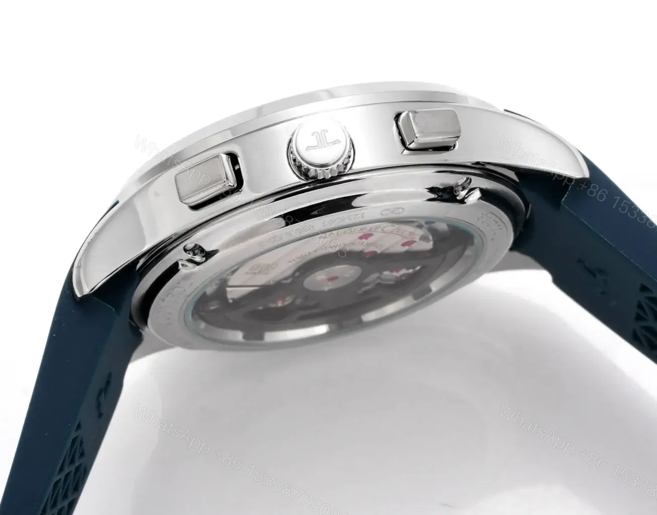 View 6 of Jaeger LeCoultre Beichen Blue Watch Rubber Strap Ultimate 42MM JLC-POL-BLU-RUB-42