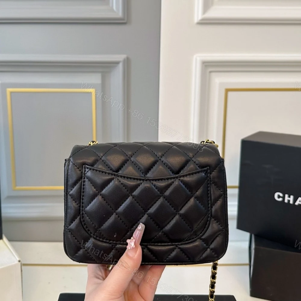 View 10 of Chanel Classic Mini Crossbody Bag Black 16Cm A35200 Y04059 94305