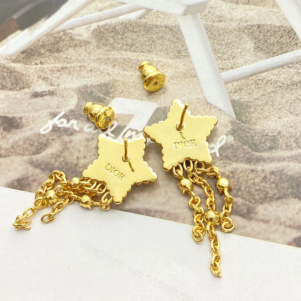 View 7 of DIOR Petit CD Lucky Baroque Earrings