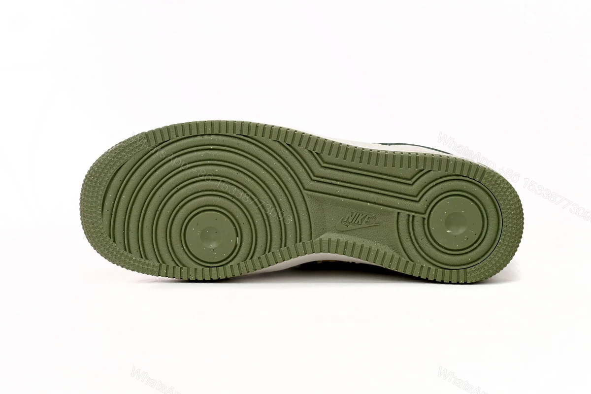 View 4 of Nike Air Force 1 Low '07 Premium NAI-KE Bamboo Weave Sail Gorge Green FN0369-100