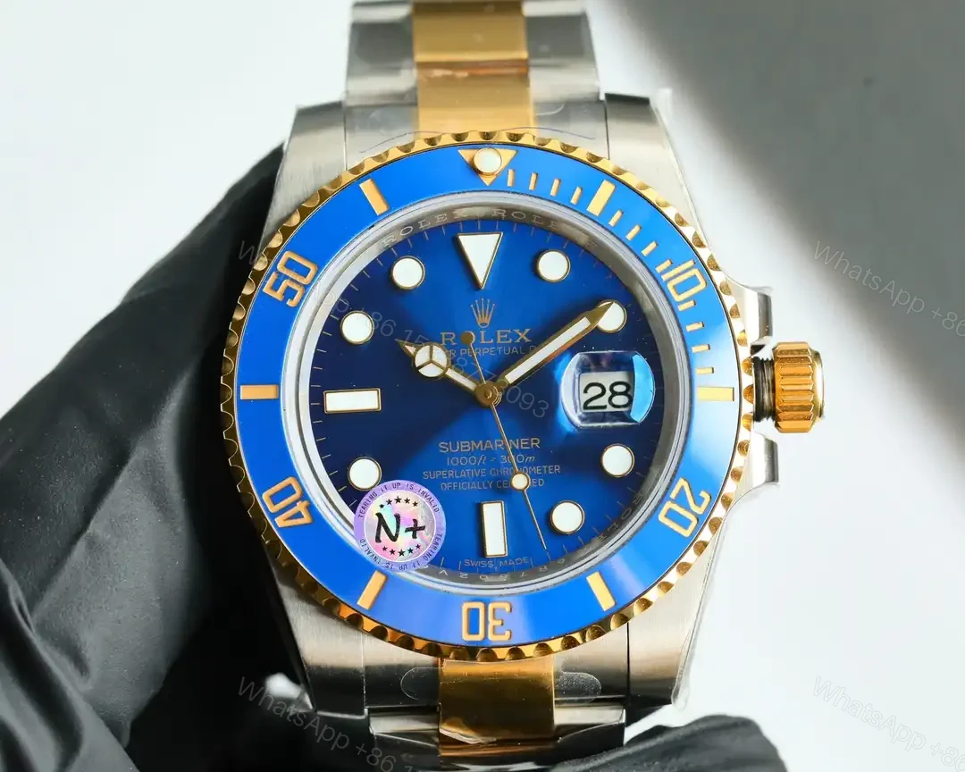 Rolex Submariner Date 41 Stainless Steel Yellow Gold Blue Dial Oyster 126613LB-0002 — view 1