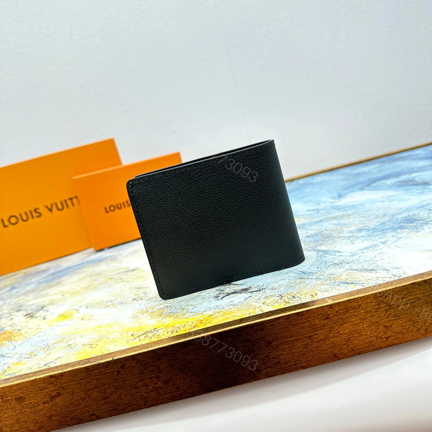 View 4 of LOUIS VUITTON MULTIPLE WALLET BLACK 11CM M30295