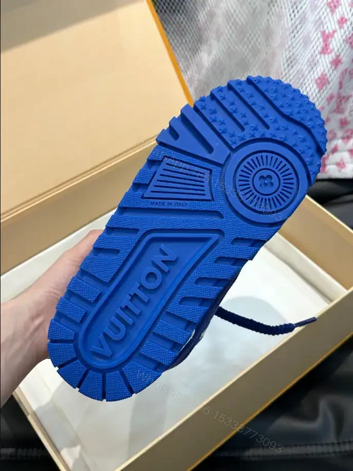 View 5 of LOUIS VUITTON LV TRAINER MAXI SNEAKERS IN BLUE – LSVT331