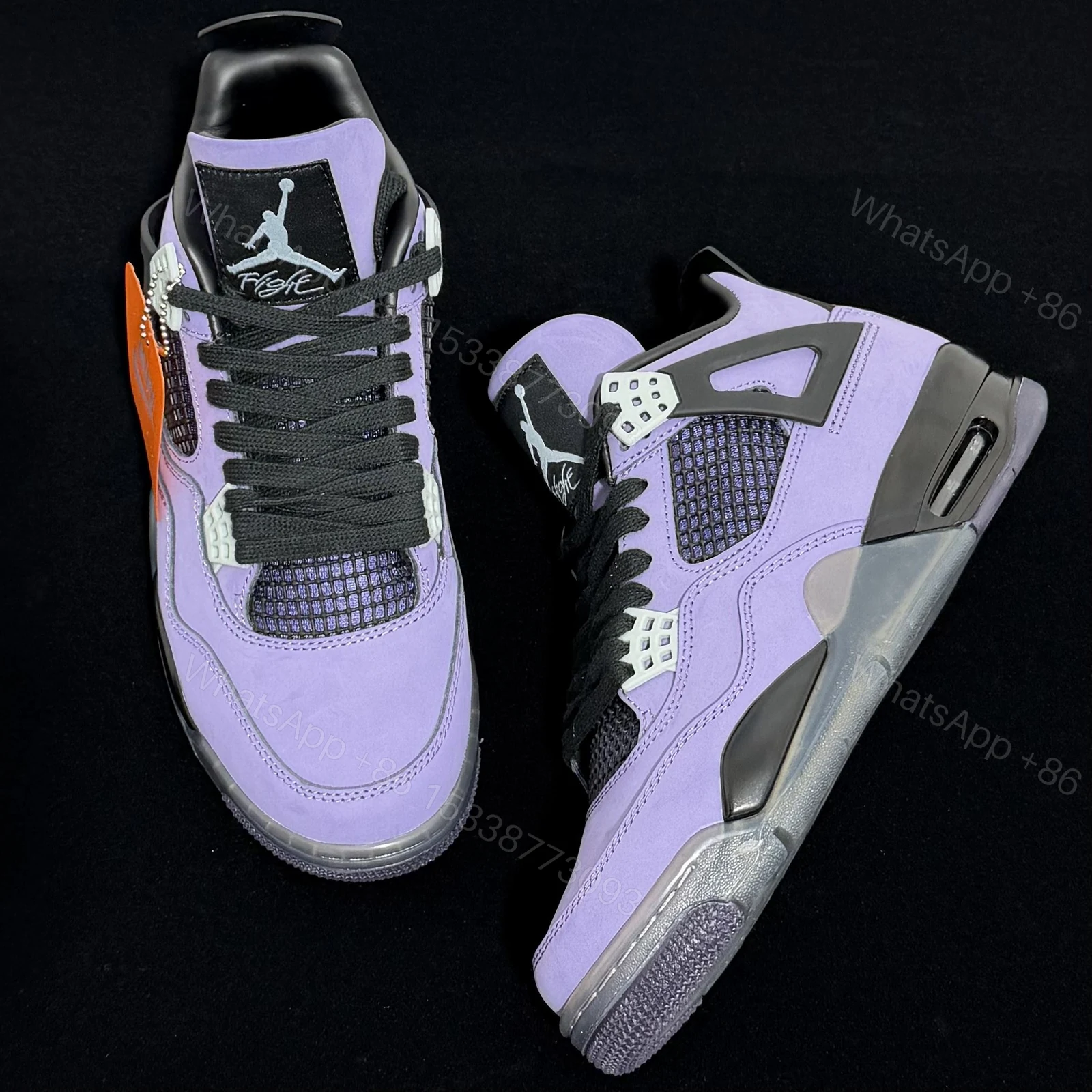 View 7 of Jordan 4 Travis Scott Purple Reps