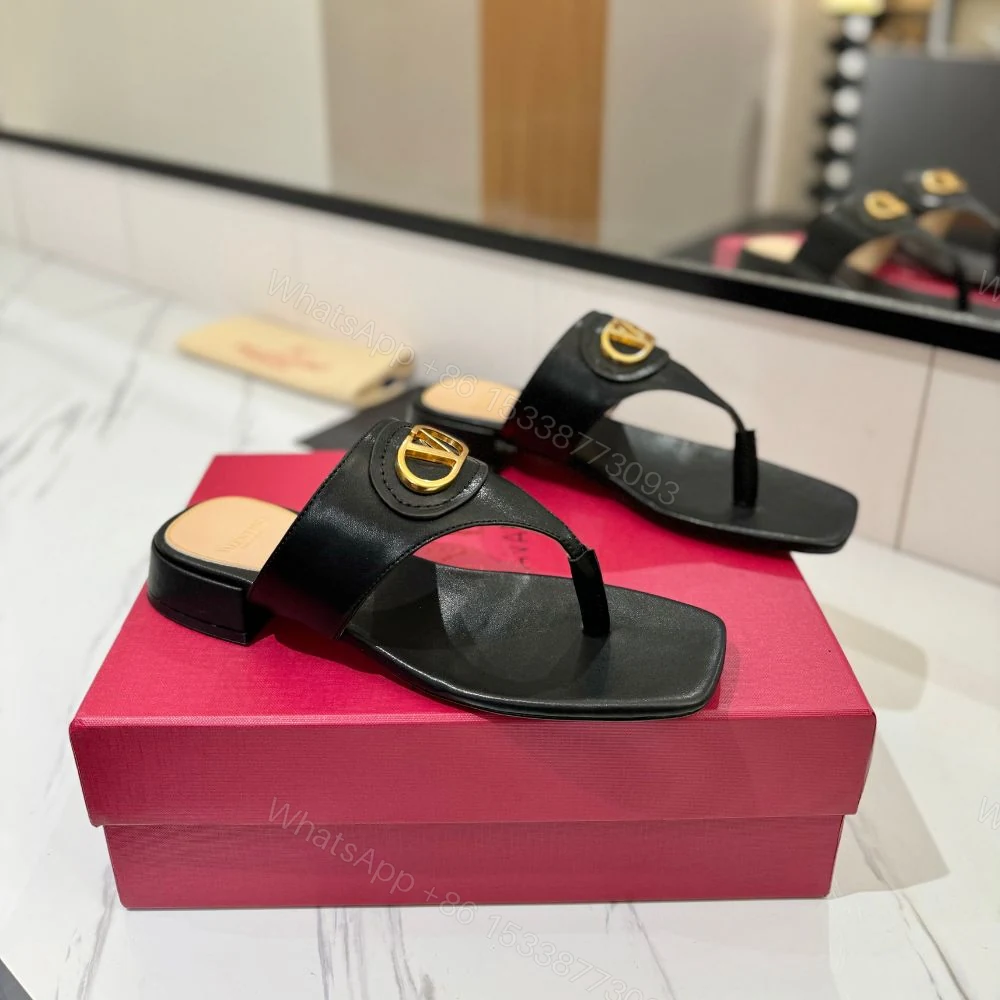 View 2 of Valentino Garavani Vlogo Signature Sandals Black