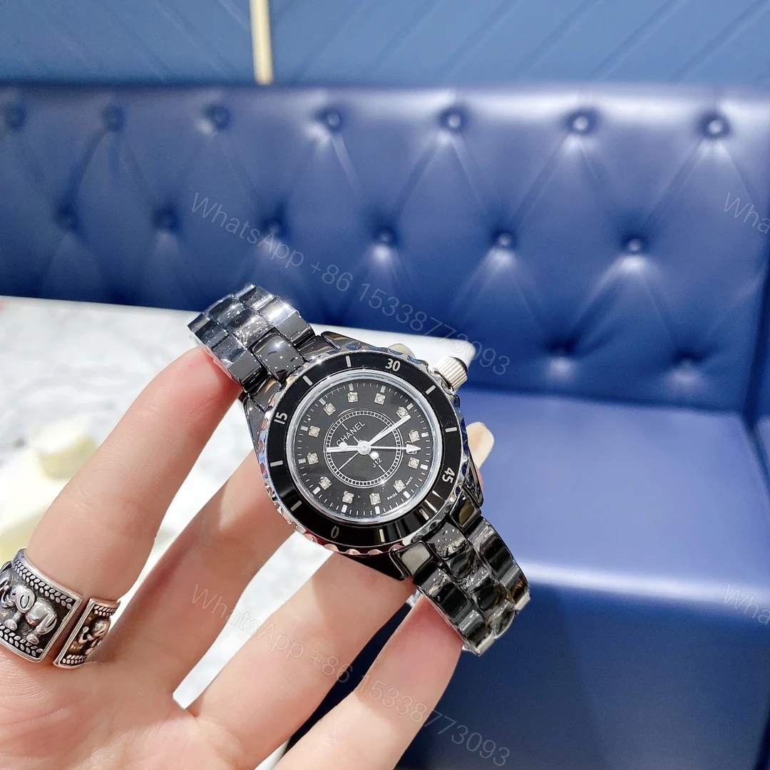 CHANEL J12 原單黑陶瓷腕錶 鑽刻刻度精品款 — view 1
