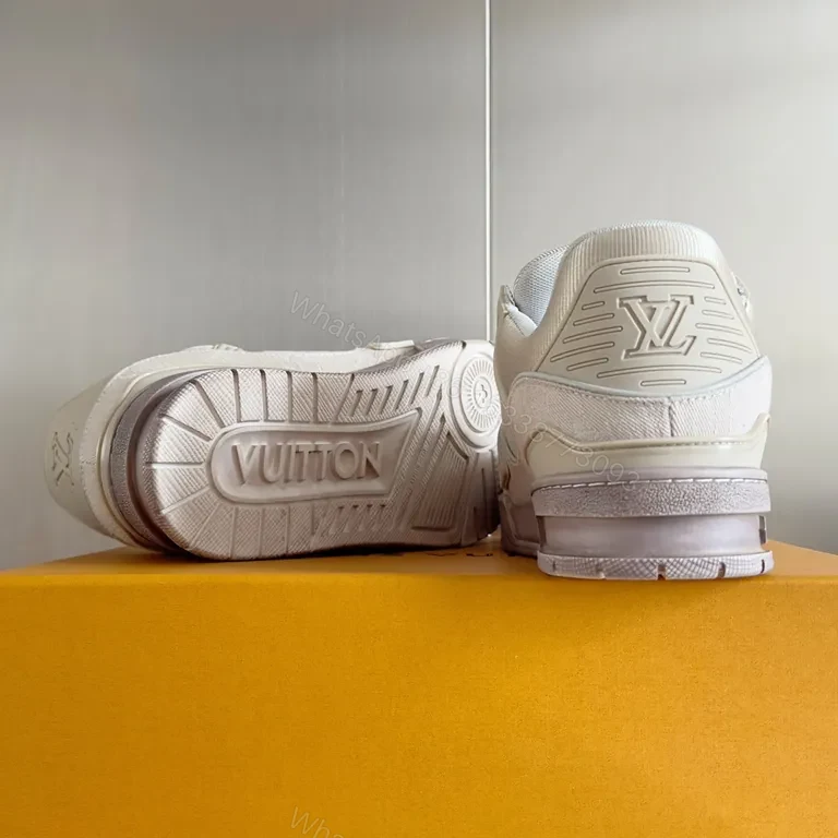 View 3 of Chic LV-Inspired Monochrome Sneakers: All-Day Luxury