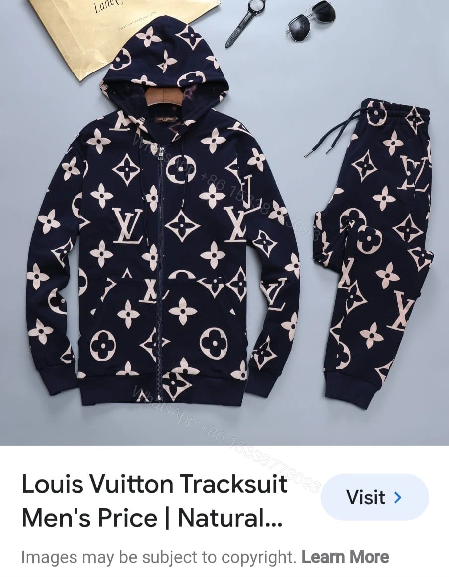 View 4 of FIRST COPY LOUIS VUITTON IMPORTED CORD SETS IN KNITTING